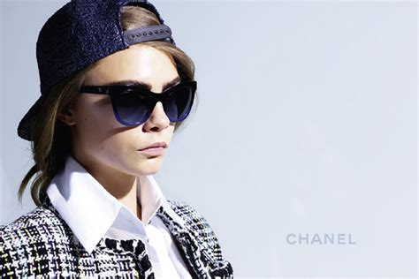 Cara Delevingne models Chanel SS16 Eyewear Collection.